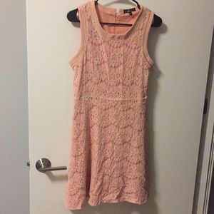 Lace spring cocktail dress